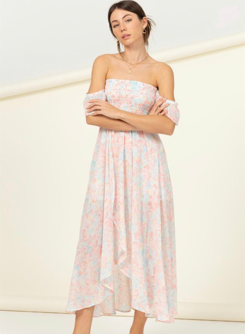 Pastel Cotton Candy High Low Dress – MODALIER