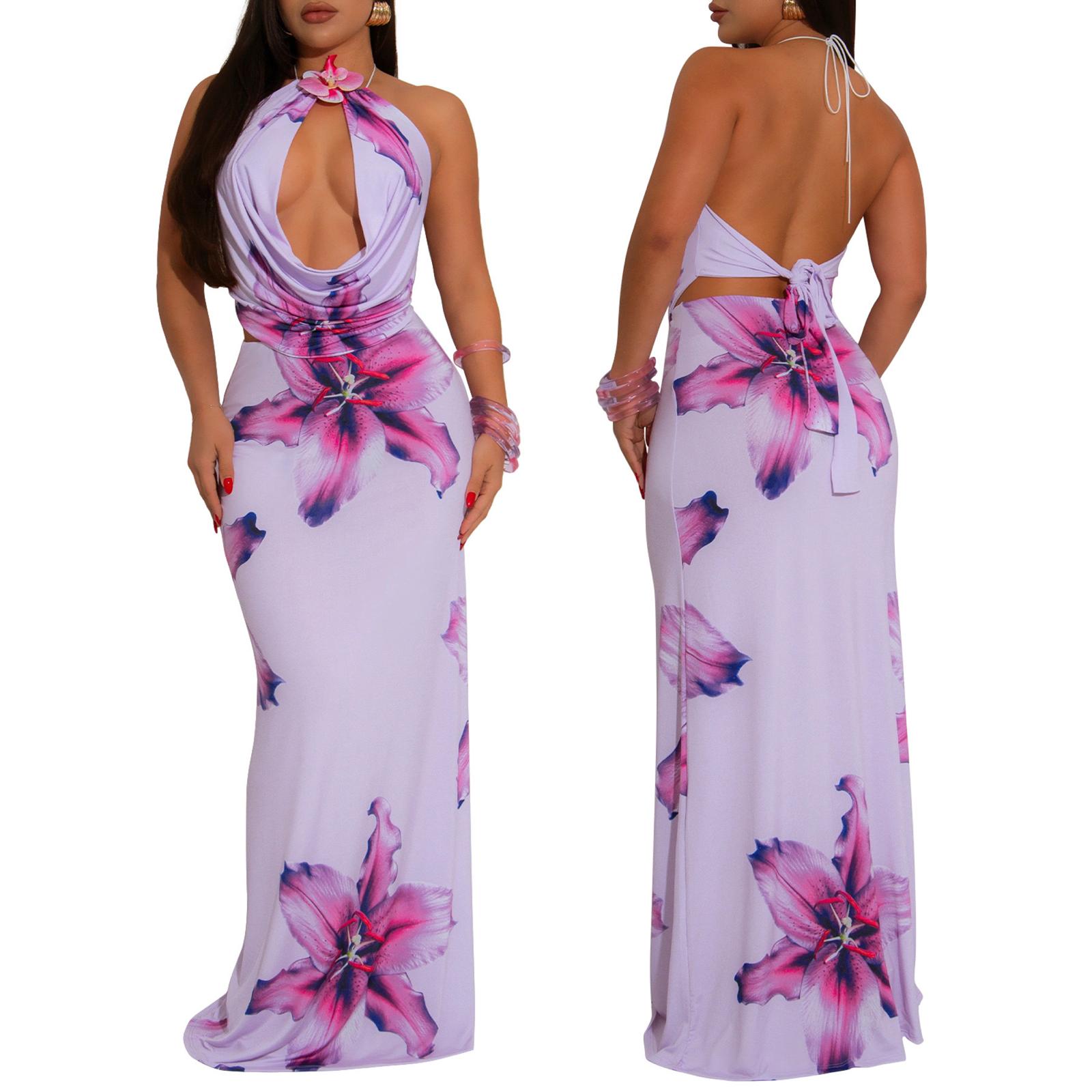 Violet and Pink Set Orquídea Flower