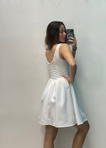 Princess White Corset dress