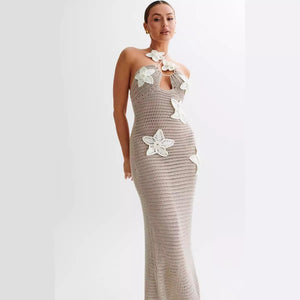 Light Brown Knitted Dress