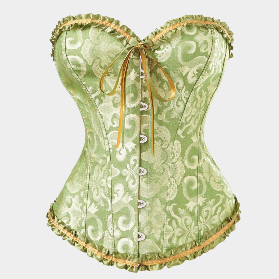 Corset light green princess