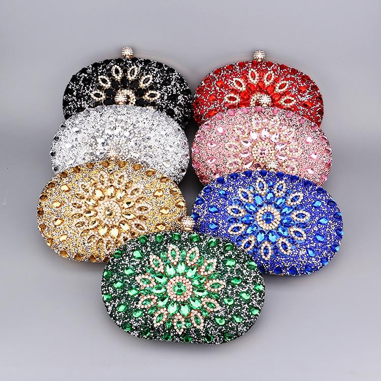 Rhinestone Elegant Clutch Bag