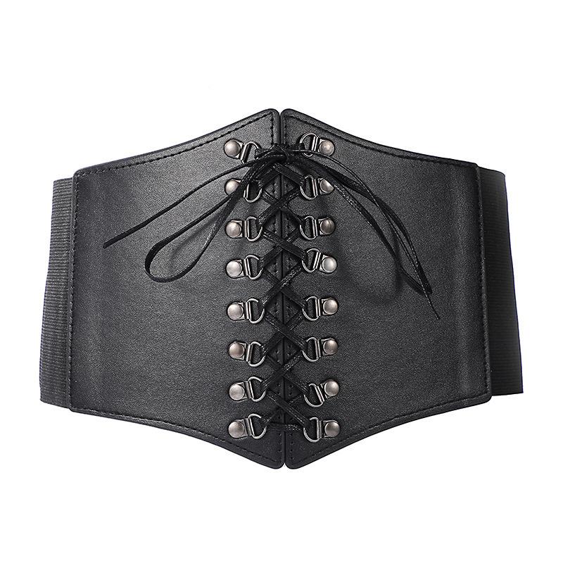 Black Laced Up Waist Corset