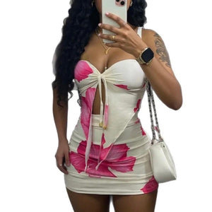 Flower de Maga set white and pink