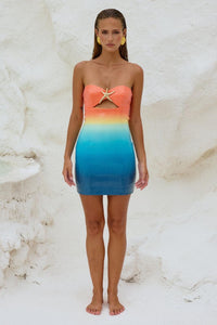 Colorful Short Sequins Dress With Removable Stars