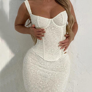 White Top Corset