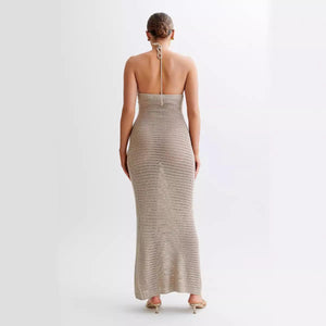 Light Brown Knitted Dress