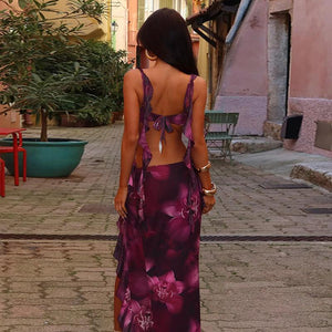 Floral Purple Toned Set