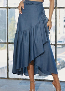 Wrap Around Multiway Denim Skirt/ Dress