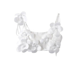 White Flower Adjustable Top