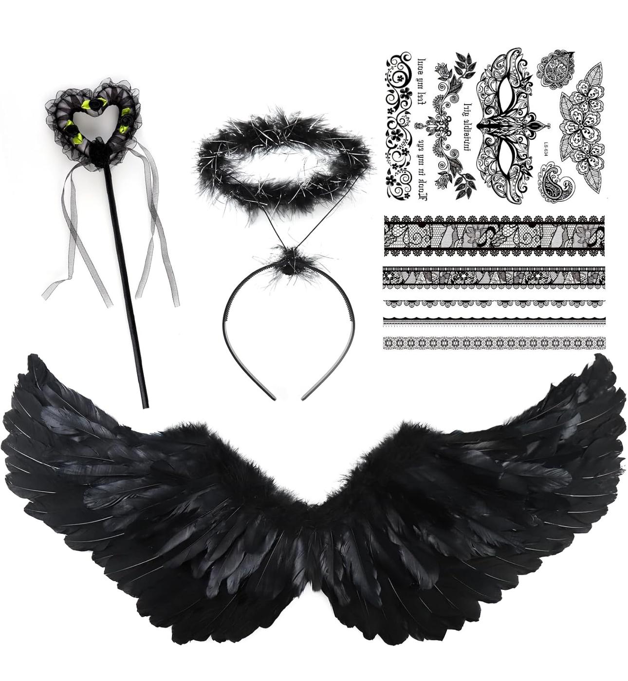 Black Feather Wings