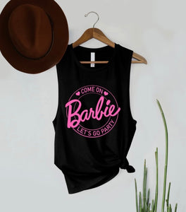 Black & Pink Barbie Top