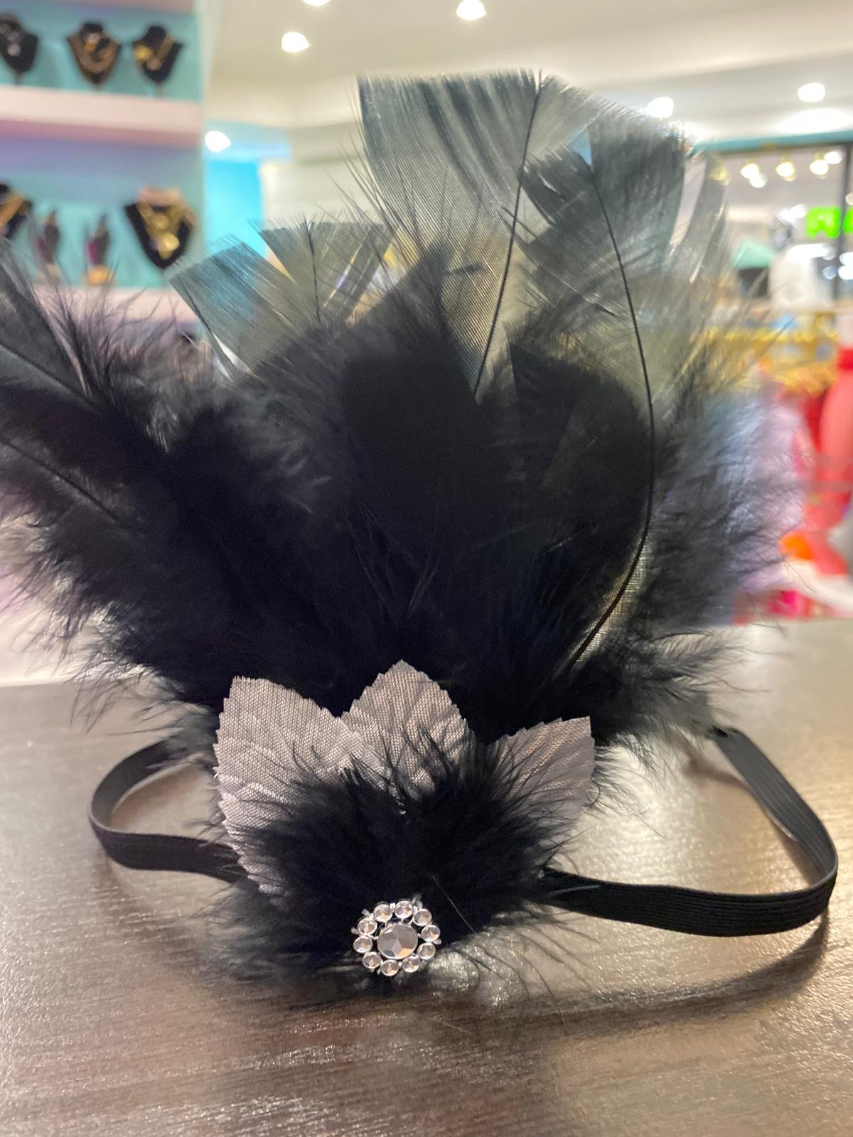 Black Feather Headpiece