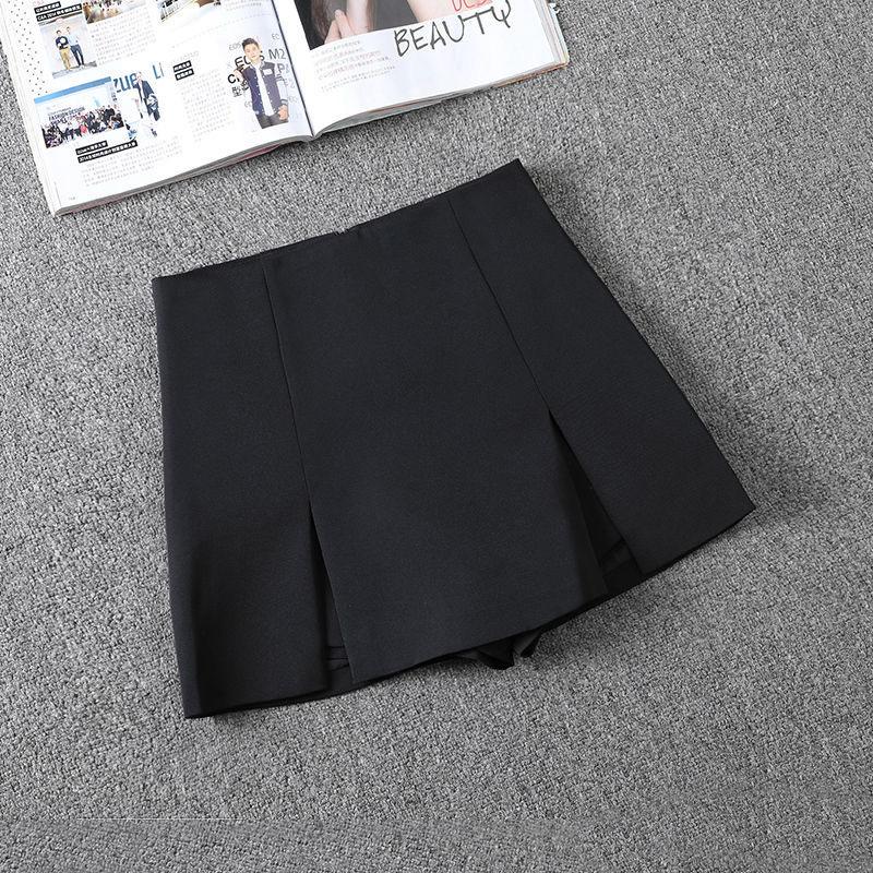 Black Pleated Skort