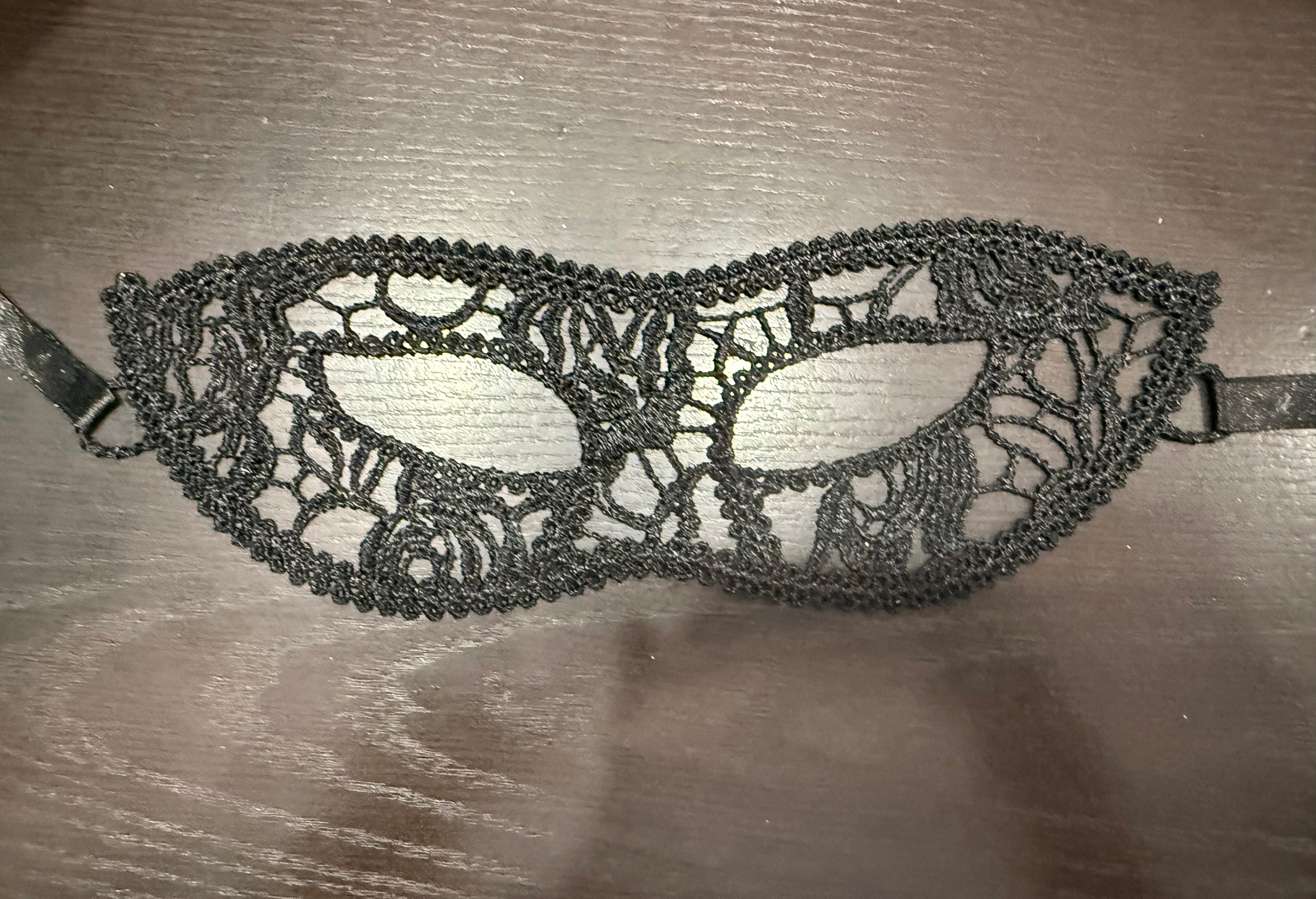 Black Edgy Fabric Mask