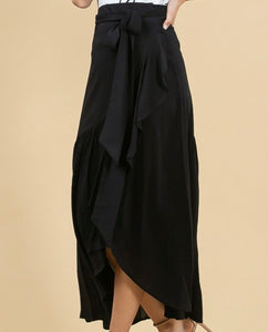 Wrap Around Multiway Black Skirt/ Dress