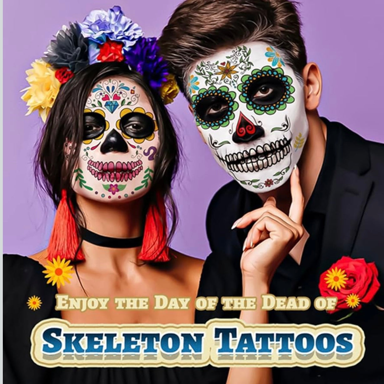 Catrina Face Tattoos