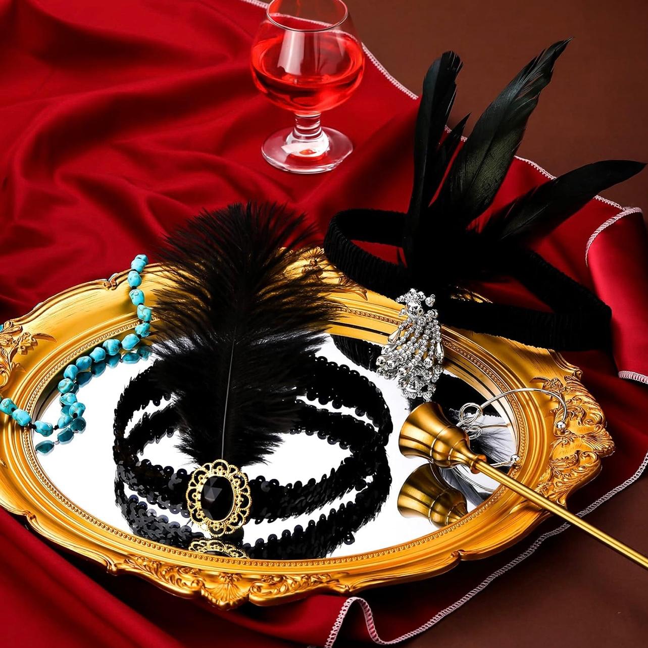 Black Feather Headpiece