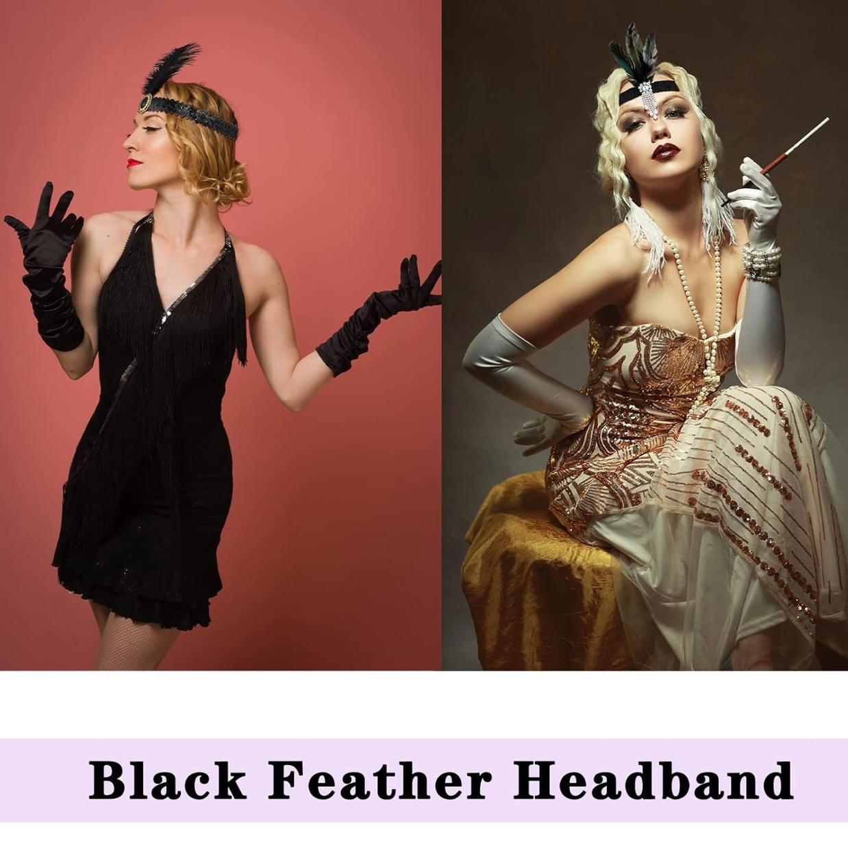 Black Feather Headpiece