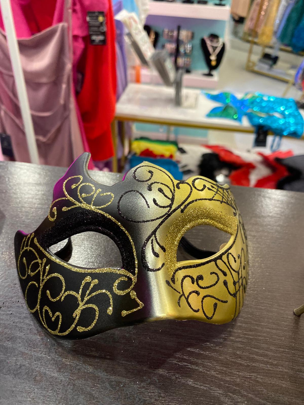 Black and Gold Mask