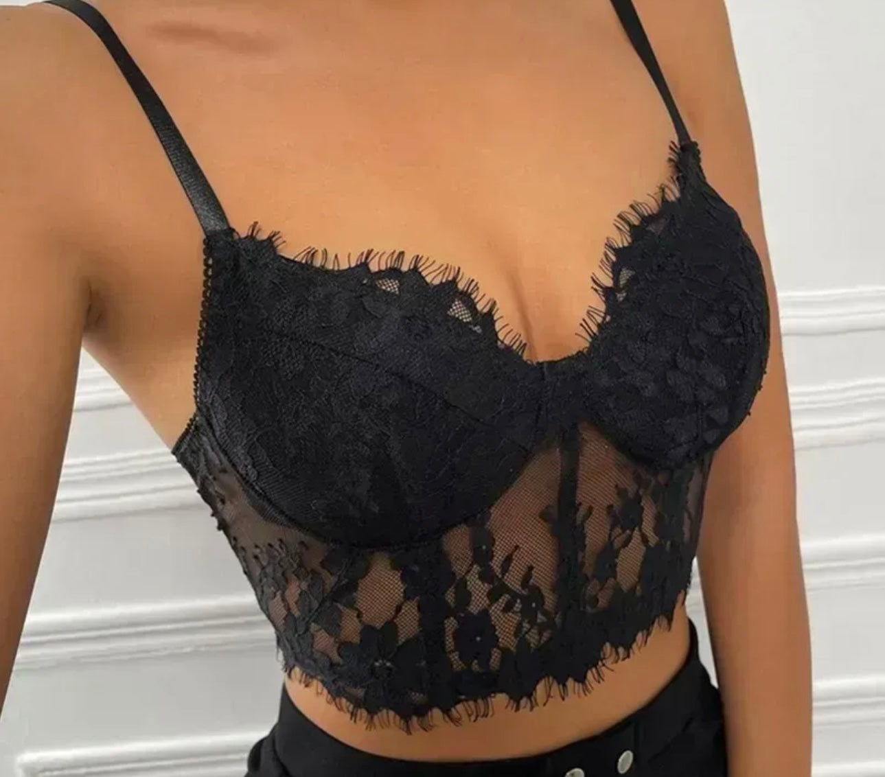 Lace Crop Corset