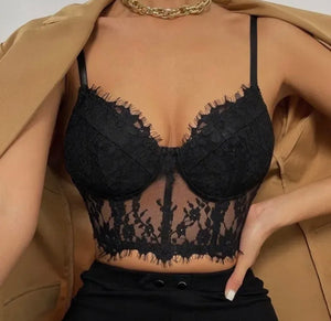 Lace Crop Corset