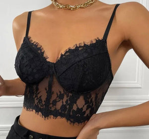 Lace Crop Corset