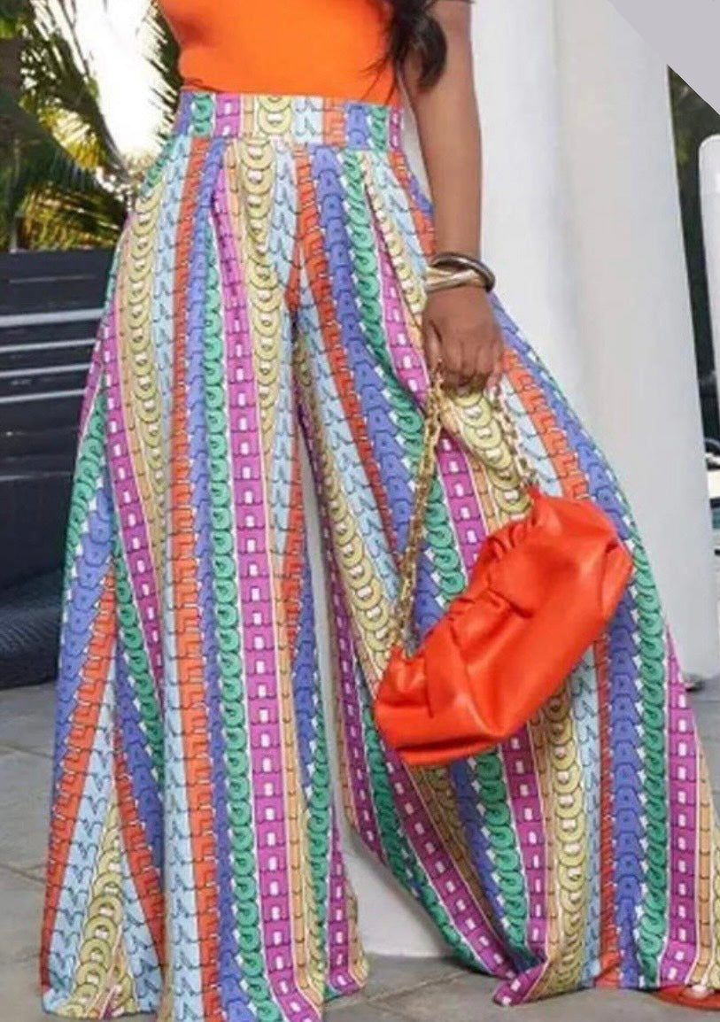 Fashion Printed Palazzo Pants