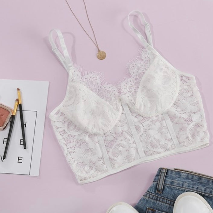 White Corset Bralette