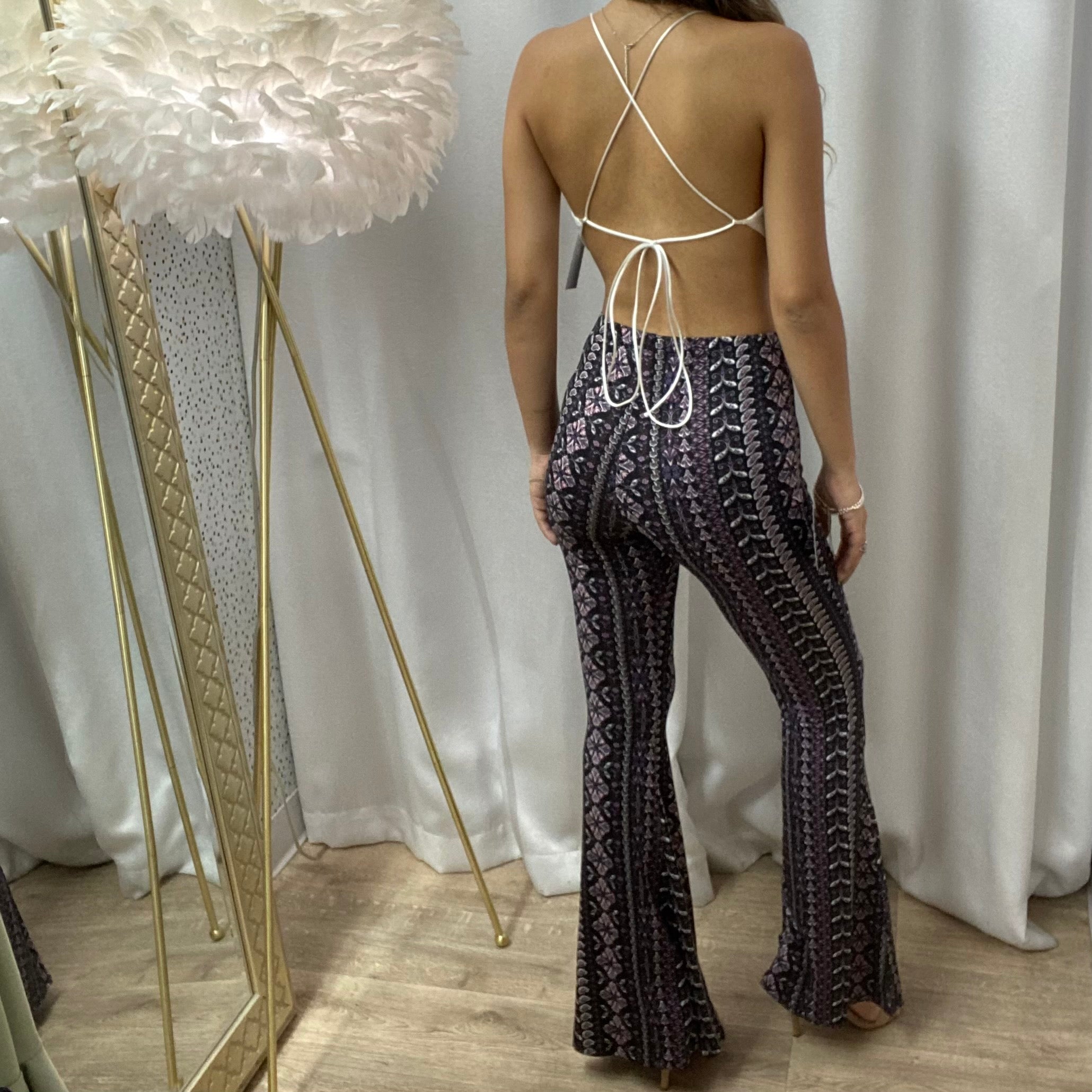 Bohemian Printed Flare Legging