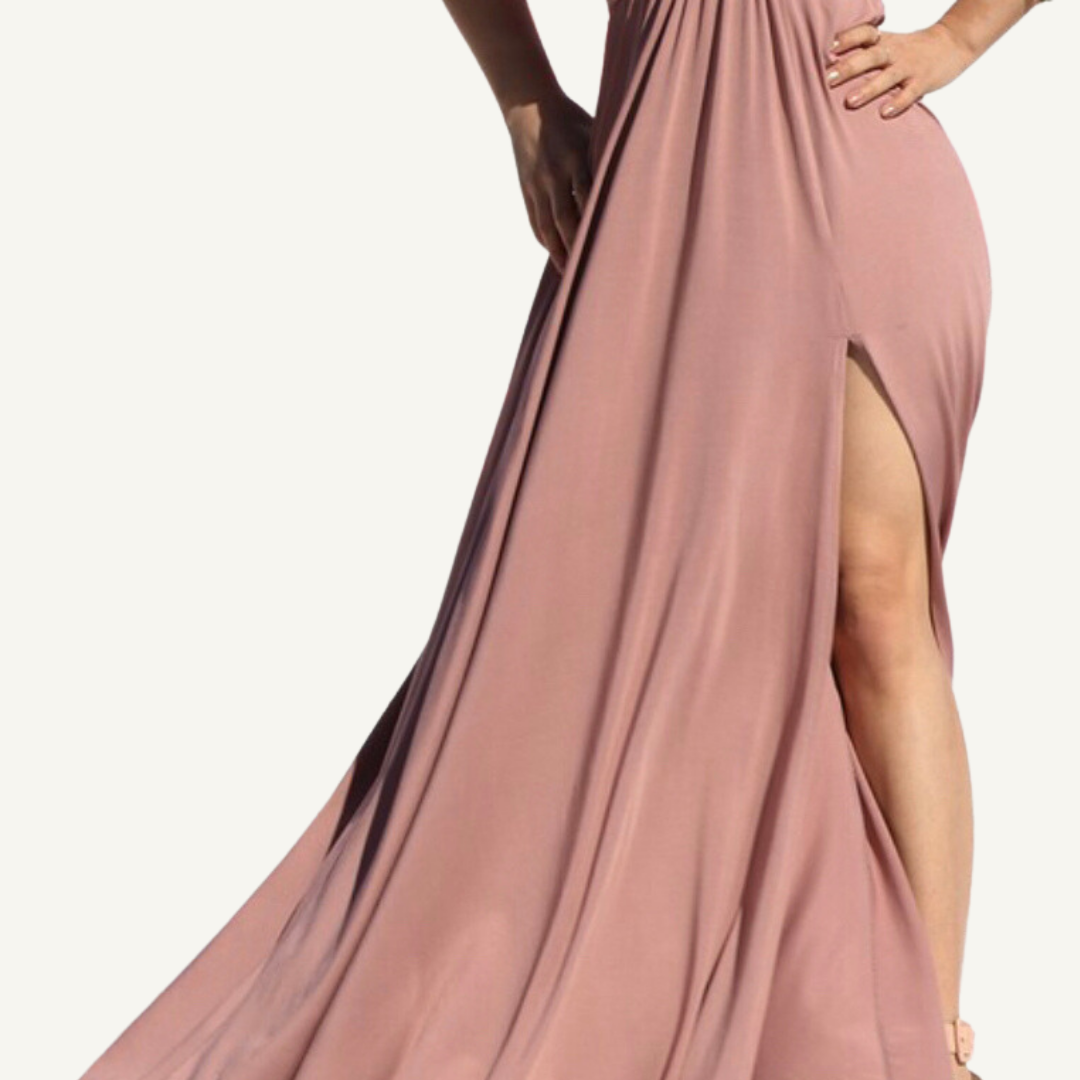 Blush Long Formal Multiway Dress