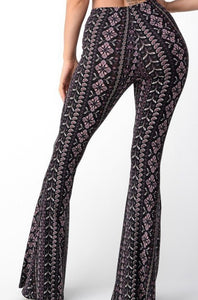 Bohemian Printed Flare Legging