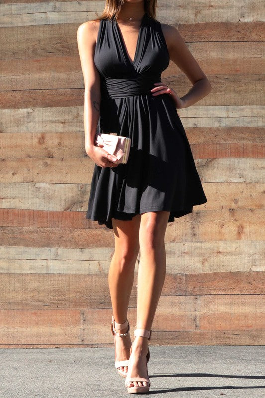 Black Multiway Short Dress