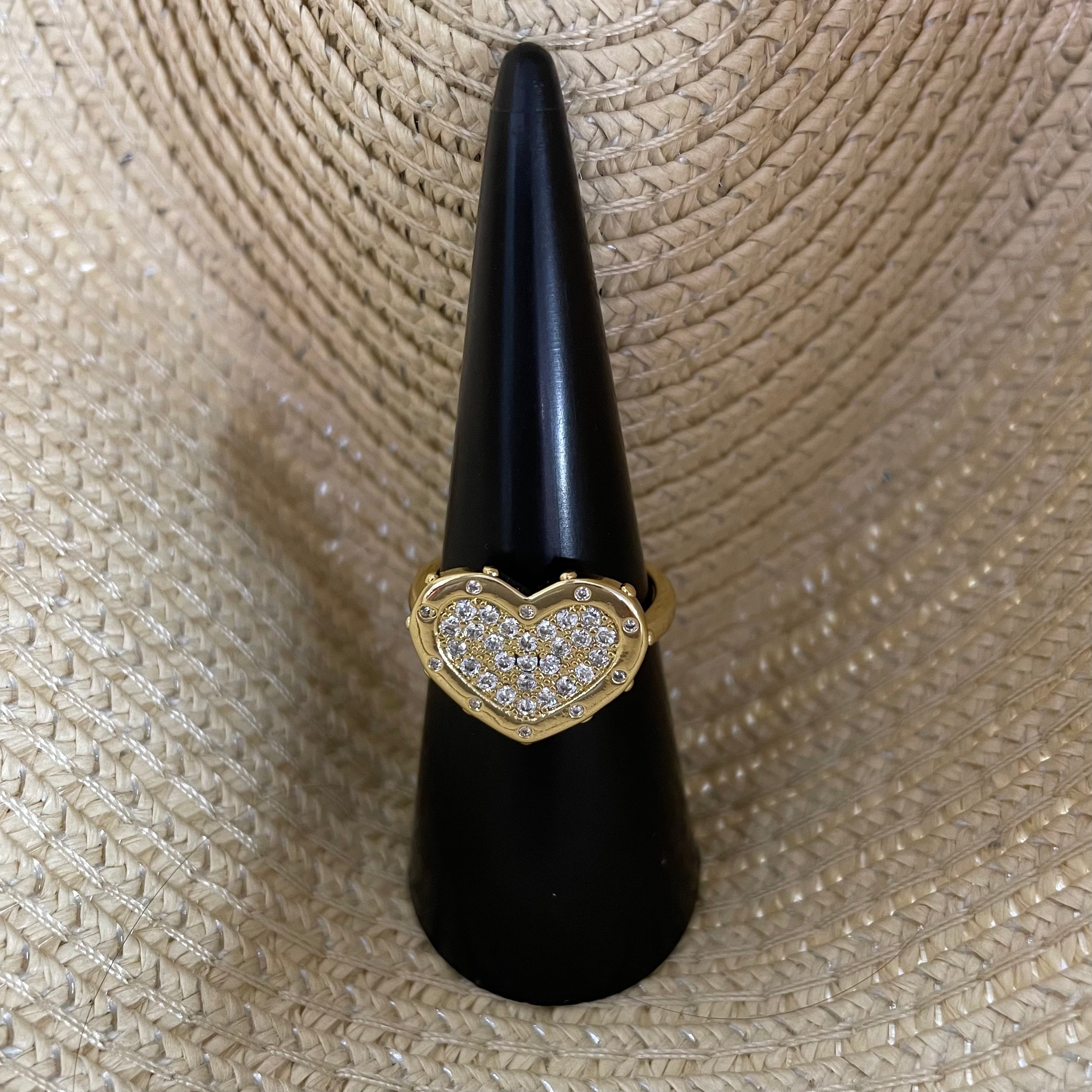 Diamond Full Heart Ring