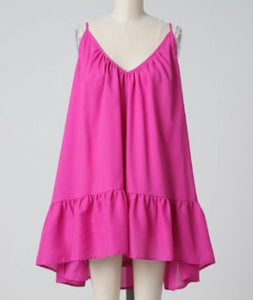 Fuchsia Tunic Dress / Top