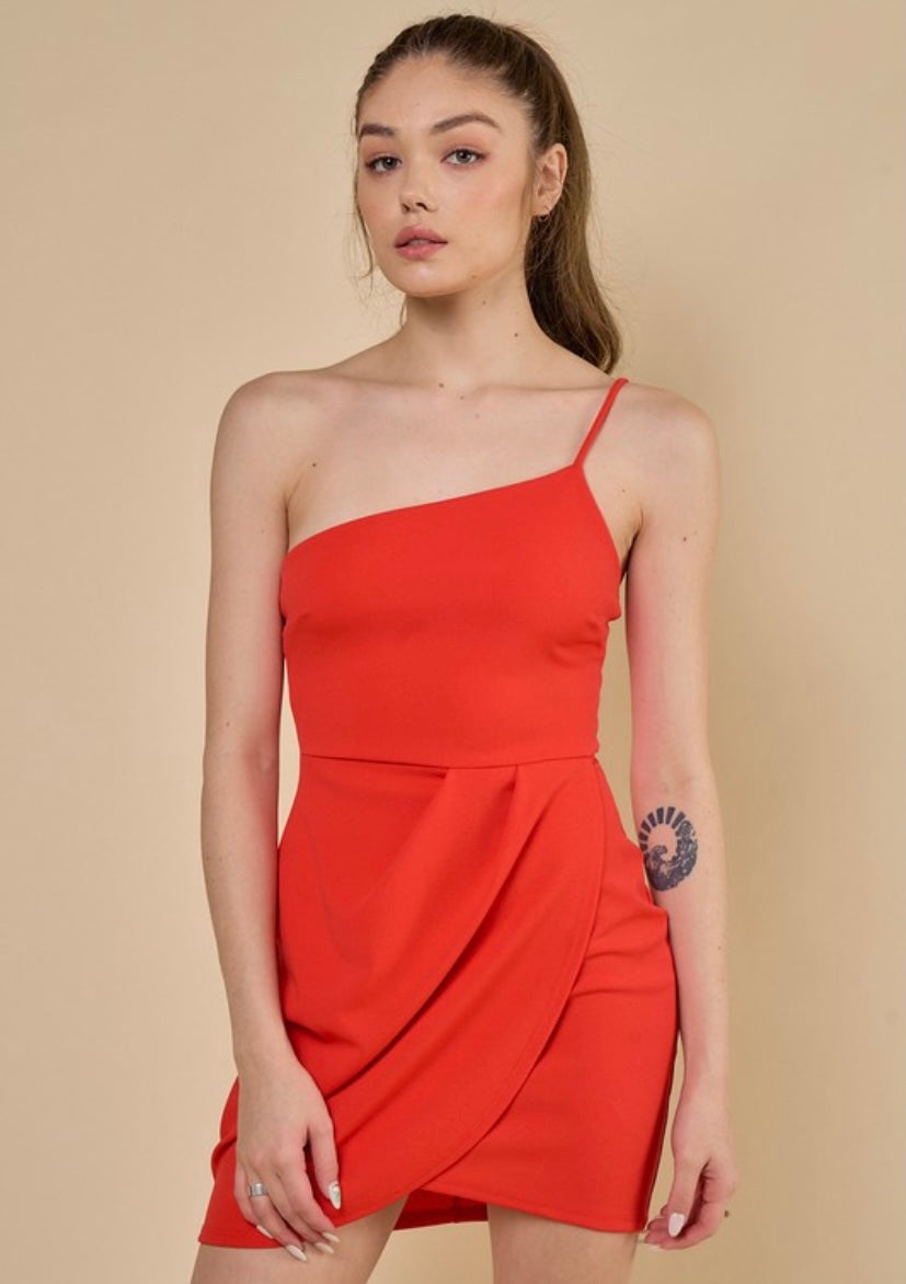 orange one shoulder bodycon dress Selone Bodycon Dresses for Women Sleeveless Midi Dresses One Shoulder Casual Dress Cocktail Party Dresses Orange S, Women's, Size: Small