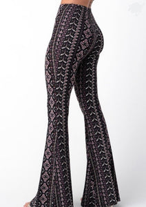 Bohemian Printed Flare Legging