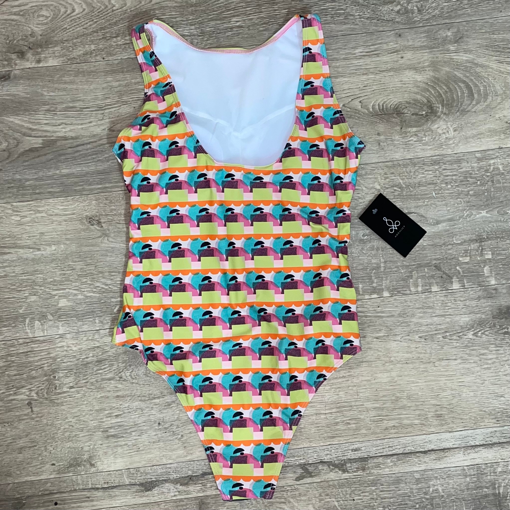 One Piece Swimsuit Abstract Print