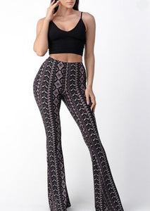 Bohemian Printed Flare Legging