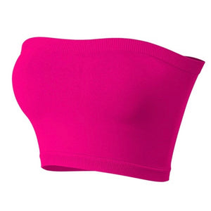 Fuchsia Bandeau Bra Tube Top