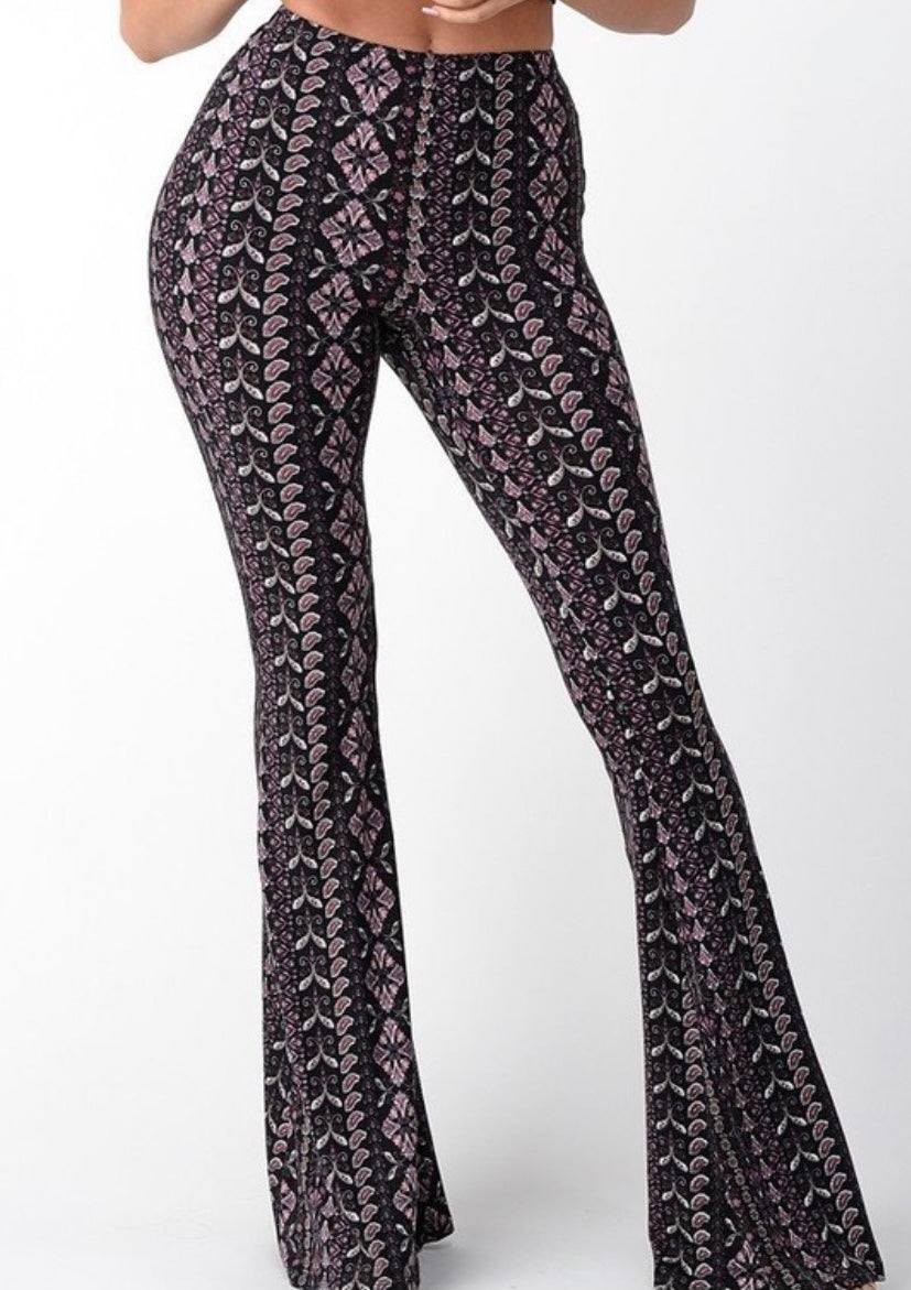 Bohemian Printed Flare Legging