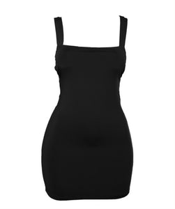 Black Blackless Bodycon Dress