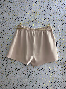 Nude Asymmetric Skort