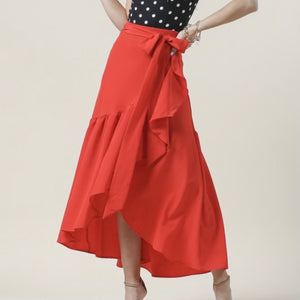 Wrap Around Multiway Red Skirt/ Dress