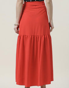 Wrap Around Multiway Red Skirt/ Dress